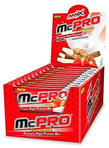 McPRO PROTEIN BAR 24*35 GR Fresa-yogurt