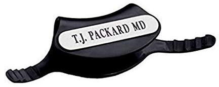 3M Littmann ID-Tag schwarz Namenschild für Stethoskope MIT GRAVUR