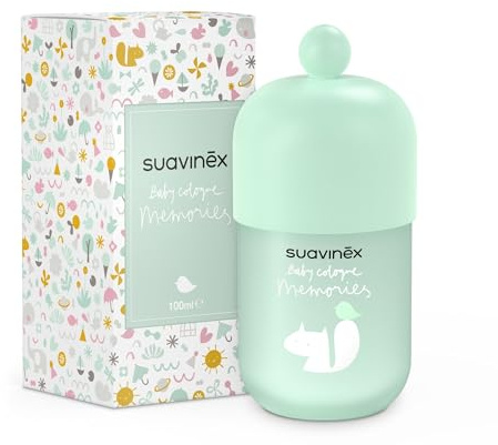 Suavinex, Baby Cologne Memories, Eau de Cologne Bébé, Cologne Enfant avec Faible Teneur en Alcool, 100 ml