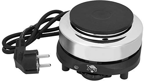Placa caliente eléctrica, 500w 220v Estufa de encimera eléctrica portátil para té, café, cocina, quemador de placa calefactora individual (enchufe de la UE)