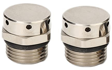Air Vent Plug Breather and Drainage Valves IP68 Nickle Plated Brass Vent Valve Breather for Lighting, Solar, Telecom, Automotive,Agriculture,WIFI/GPS Enclosure M12x1.5