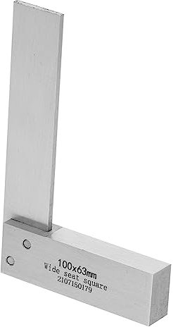 OSALADI Righello Quadrato Acciaio Al Carbonio Per Carpenteria Strumento Di Retto Precisione Elevata Durevole e Resistente Per Falegnameria e Lavori Di Precisione