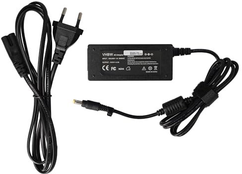 vhbw 1x alimentatore compatibile con Sony Vaio VGN-P31ZRK, VGN-P31ZK/W, VGN-P35J, VGN-P31ZRK/Q, VGN-P31ZRK/G notebook, 45 W