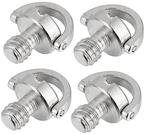 Artibetter 4pièces Vis pour Appareil Photo Plaque De Rapide pour Trépied Et Monopode Accessoires Photographie Compatible avec Vis De Pouce