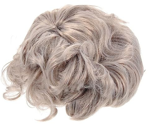 VALICLUD Oma Perücke Für Erwachsene Flauschige Party Perücke Cosplay Outfit Einheitsgröße Für Karneval Halloween Kostümpartys