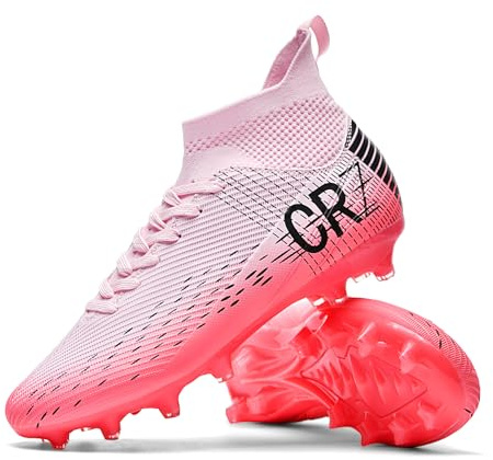 Soccer Cleats for Mens Womens Indoor Turf Soccer Shoes Youth AG TF Training Football Boots Unisex (111 Fen AG_39)