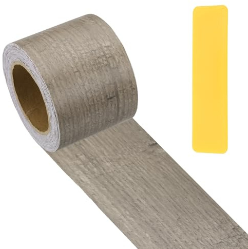 PATIKIL Cinta De Reparación De Veta De Madera 5cm x 10m Roble Gris | Parche Autoadhesivo Realista Con Textura De Madera, Para Piso Puerta Ventana Muebles Mesa