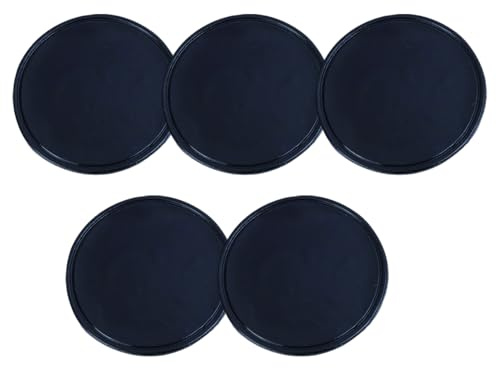 5 Stück Auto Anti Rutsch Matte,Waschbare Antirutschmatte für Handy Armaturenbrett,Wiederverwendbarer Doppelseitig Klebende Silikon Pads (Schwarz)
