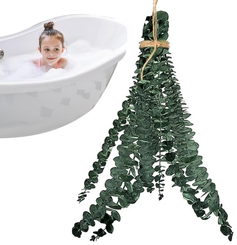 Générique Eukalyptus für die Dusche, natürliche Stiele, großes Format, 10 Einheiten, trockene Blumenarrangements, für Dekoration von Haus, Badezimmer, Wohnzimmer, Spa und Wohnung