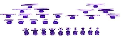 Kit di riparazione per ammaccature, strumento di rimozione dell'auto, non dannoso, per guarnizioni di aspirazione della vernice, 10/28 pezzi