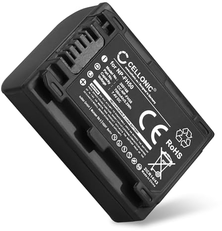 CELLONIC, Battery for Camera compatible with Sony Cyber-shot NP-FH40, NP-FH50 (7.4V, 700mAh)