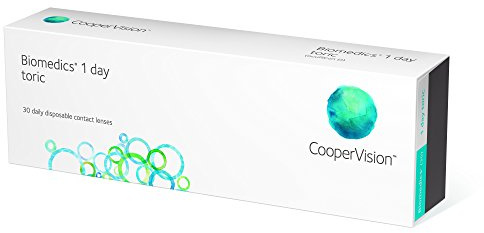 Biomedics 1-day täglichen Ring Extra Toric Kontaktlinsen, R 8.7, D 14.5,-5 Dioptrie, Zylinder -1.75, Achse 180 – 30 Astigmatism