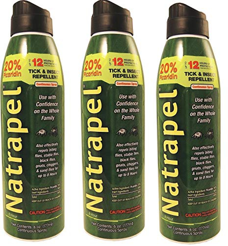 Natrapel 8 Hour Insect Repellent 6oz Spray (3 Pack)