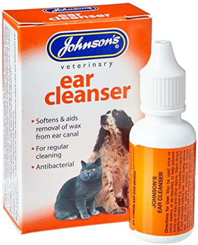 Johnson's Vet Ear Cleanser, 18 ml, clear