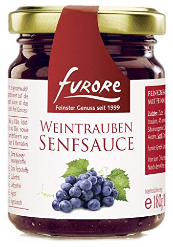 furore Weintrauben Senfsauce 180g