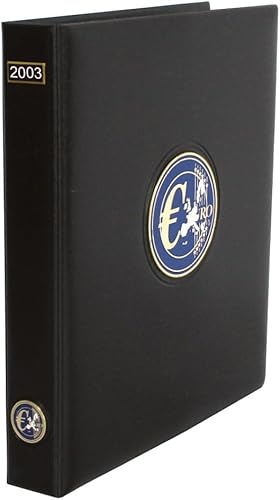 SAFE Premium Münzen-Album Euro-Sätze Jahrgang 2003 | Premium Münzalbum für Euro-Kursmünzensätze 2003 zur geordneten Verwendung und Aufbewahrung; passend für Münzen und passende