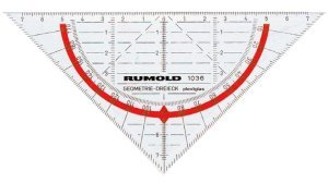 Rumold Geo-Dreieck 16cm Acryl ohne Griff