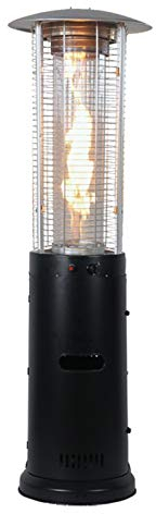Copertura riscaldante per Patio Tubo Propano Patio Riscaldatore in Acciaio Inox da Pavimento Liquido All'aperto Stufa A Fungo Riscaldatore Visiva Fiamma Riscaldatore Vetro di Quarzo GCSQF1010