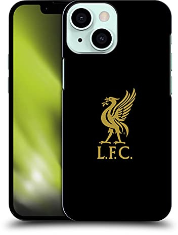 Head Case Designs Offizielle Zugelassen Liverpool Football Club Logo Gold Und Schwarz Liver Bird Harte Rueckseiten Handyhülle Hülle Huelle kompatibel mit Apple iPhone 13 Mini