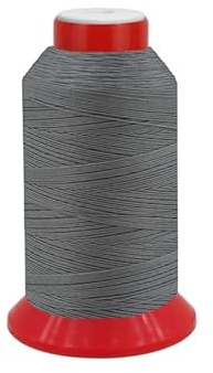 fuwi HT Ledergarn Stärke 20 - Sattlergarn & Jeansgarn extra stark - Hochfest, UV-beständig, 9.300 cN Reißkraft - Zwirn 0,5 mm für Leder & Outdoor, 500 Meter (0165 Staubgrau)