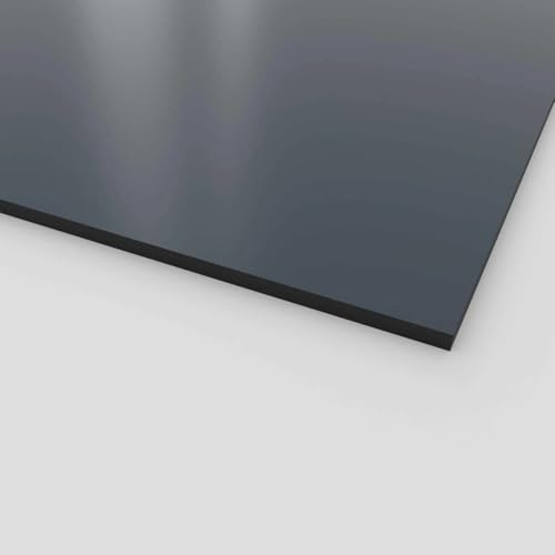 HPL Platten 40x90cm Vollkernplatten für Außen und Innenbereich, 6mm dick, Anthrazit RAL7016