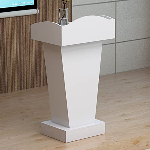 Rednerpult Podium Ständer, Empfang Holz Podium Ständer Reden Zeremonien, Minimalistische Podium Kanzeln mit geräumiger Schublade, für Konferenz, Klassenzimmer, Auditorium