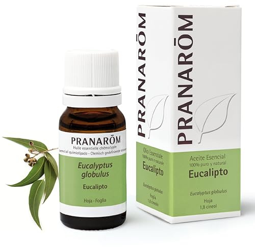 Pranarôm - Olio Essenziale Bio di Eucalipto Globulus - Purifica l’Aria, Allevia Congestione, Stimola Energia e Favorisce Relax - 10 ml | Immunité et bien-être