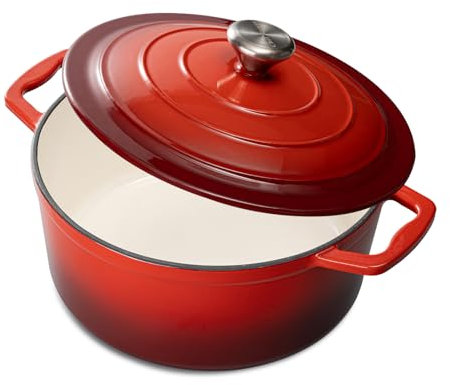Chef Power dutch oven 5QT, red
