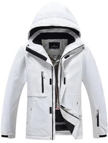 Winter-Skianzug für Damen, Berg, Outdoor, Skijacke und Trägerhose, warmer Skianzug, Bildjacke, Größe XXL, Pic Only Jacket13, 48