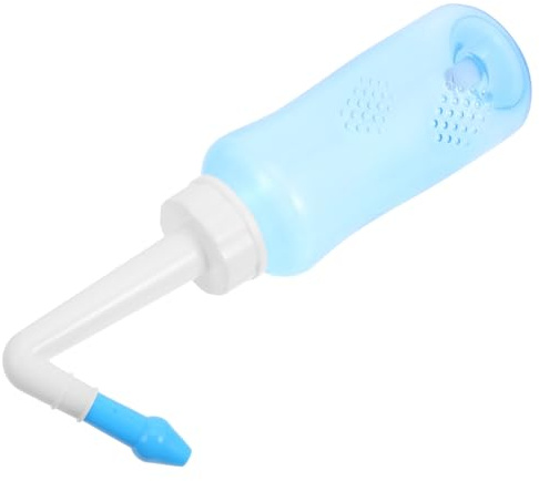Bouteille Nasale Manuelle Portable 300ml en Pp pour Lavage Nasal | Packaging Paquet Vierge, Usage Adultes et Garçon et Filles, Nettoyage de Sinus à Pression