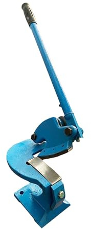 Throatless Shear Cutting Tool - Multi-Purpose Hand Tool with 7cm Cutting Width for Aluminum and Steel Plates - Industrial Curved Blade Cutter