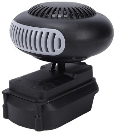 Fockety Riscaldatore per auto, riscaldatore portatile a batteria senza fili da 170 W con 2 porte USB, riscaldamento rapido, sbrinatore per parabrezza, triciclo elettrico, sbrinatore per (Senza USB)
