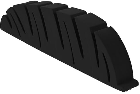OSALADI Support Suspendu pour Pinceaux de Maquillage et Porte-Brosse à Dents en Matériau Synthétique Forme Feuille Noir, Design Créatif, Gain de Place et Facile à Installer pour Salle