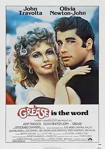 John Travolta Grease Poster/Print/Picture Satin Photo Paper - A4-210mm x 297mm