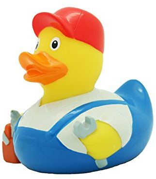 Badeente Handwerker