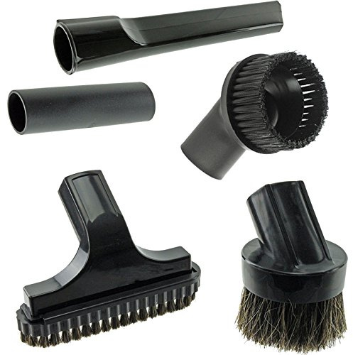 SPARES2GO Mini Crevice Stair & Round Brush Tool Kit for Titan Vacuum Cleaners (32mm)