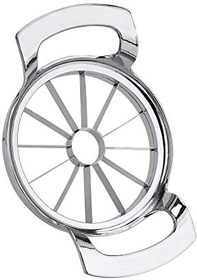 FEITA Cortadora y cortadora de Manzana de Acero Inoxidable 12 Cuchillas de Grado alimenticio 304 Extra Grande, Cortador de Manzana para Trabajo Pesado Divisor de hasta 4 Pulgadas de Manzanas