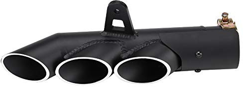 Terminale di scarico universale per moto a tre uscite Silenziatore di scarico per tubo di scarico Punta per marmitta YZF-R6