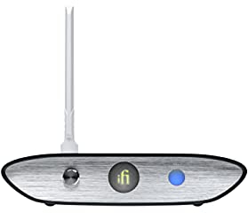 iFi Zen Blue V2 HiFi-Bluetooth-5.0-Receiver-Desktop-DAC für das Streaming von Musik an jeden Aktivlautsprecher, A/V-Receiver, Verstärker - Ausgänge - optisch/koaxial/SPDIF/BRCA/4.4mm (EU)