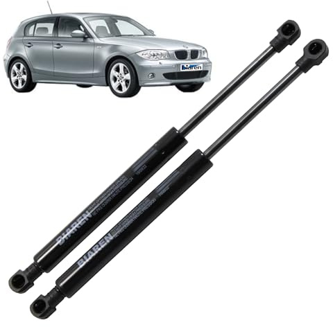 BIAREN Lot de 2 vérins à gaz pour coffre arrière de BMW E87 Série 1 2003-2012 Système de levage 400 (N) 410 mm 51247060622