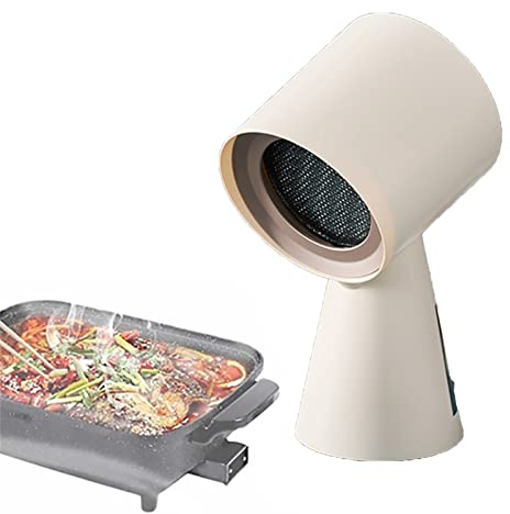 Mini hotte de Cuisine, hotte de Bureau, hotte aspirante Portable avec Ventilateur d'extraction à 2 Vitesses, Volume d'air d'échappement 3,5 m/Min, hotte de Cuisine, pour la Maison, la Cuisine, Le ba