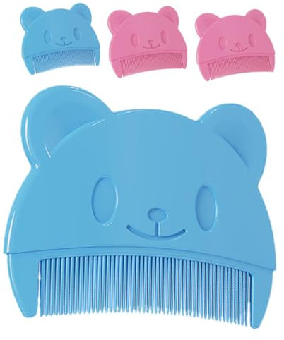 LALADEFIEE 4pcs Hair Brush Newborn Scalp Comb Cradle Cap Shampoo Brush for Soft Scalp Care