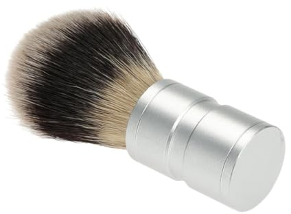 Mikinona Bartbürste Aus Nylon Mit Legierungsgriff Haarschneider Für Männer Für Schnurrhaare Bequemer Griff