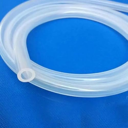 Tubo de silicona transparente de 2 m, manguera de goma blanda, diámetro exterior de 3, 4, 5, 6, 7, 8, 9 y 10 mm, flexible, para leche y cerveza, 10-12 mm.
