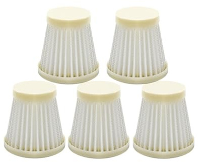 Generico Compatibilità for Mi Xiaobai LF-12 Opoway OV-LF12 XC12 XC08 Filtro for aspirapolvere portatile intelligente Elemento centrale Accessori for la casa(5pcs)