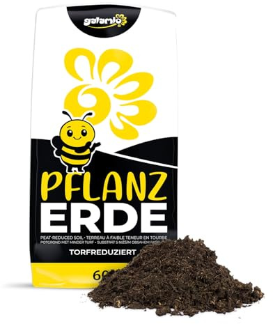 GALAMIO Pflanzerde 60 L | torfreduziert, mit Dünger, ideal für Sträucher, Bäume oder Zierpflanzen