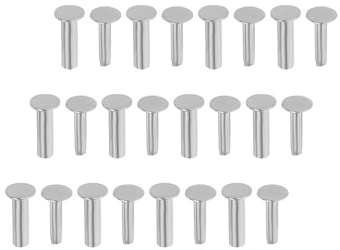 TOVINANNA Rivets pour 14 Paires en Couteaux Acier Inoxydable pour Poignées | Fixation Précise, Installation Facile, Compatibilité Large, pour Réparation de Manches et Projets de Bricolage