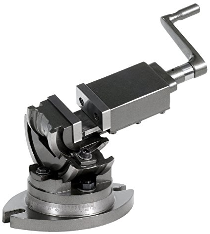 WABECO 3-Achsen Maschinenschraubstock 50 mm drehbar schwenkbar Schraubstock