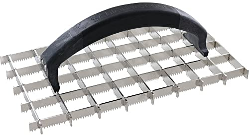 TRIUSO Gitter-Rabott Schleifwunder 29 x 15 cm gezahnt Edelstahl