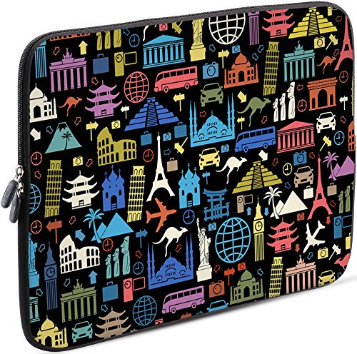 Sidorenko Housse 14-14,2 Pouces pour Ordinateur Portable - Sac pour Ordinateur Portable en néoprène, avec Un Choix de 42 modèles